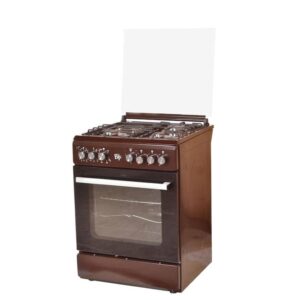 Alternative view of BJS SILVER (BROWN) 60x60 3+1 Electric/Gas Cooker with Turbo Fan - 60L Oven Capacity